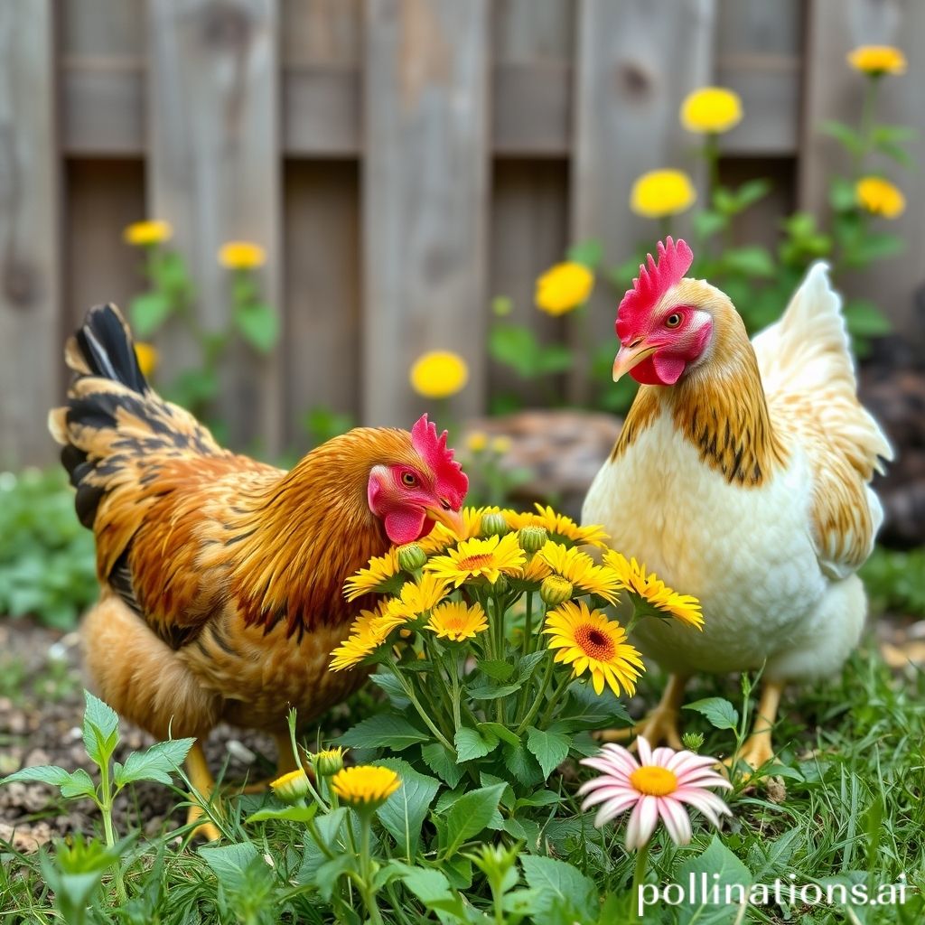 What Flowers Can Chickens Eat?